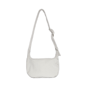 COS Nylon Crossbody Saddle Bag Light Grey Stone