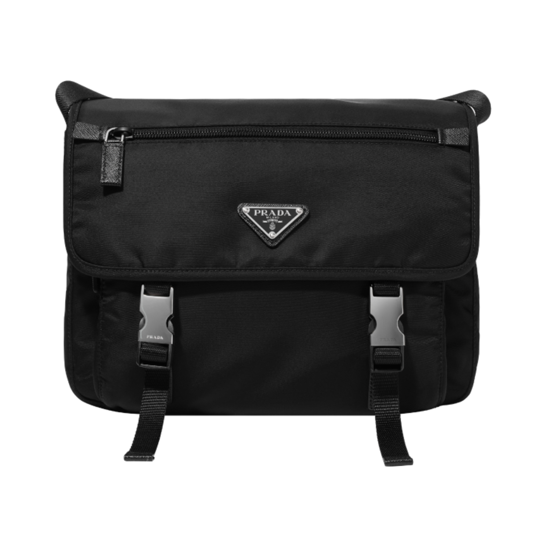 프라다 테수토 나일론 메신저백 블랙(Prada Tessuto Nylon Massenger Bag Black)