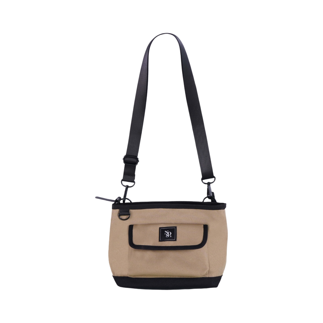 NOS7 메인 로고 메신저백 베이지(NOS7 Main Logo Messenger Bag Beige)