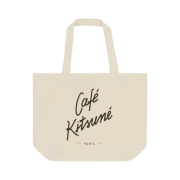 Maison Kitsune Tote Bag Cafe Kitsune Lt Latte