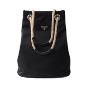 Prada Mariner Medium Re-Nylon Tote Bag Black