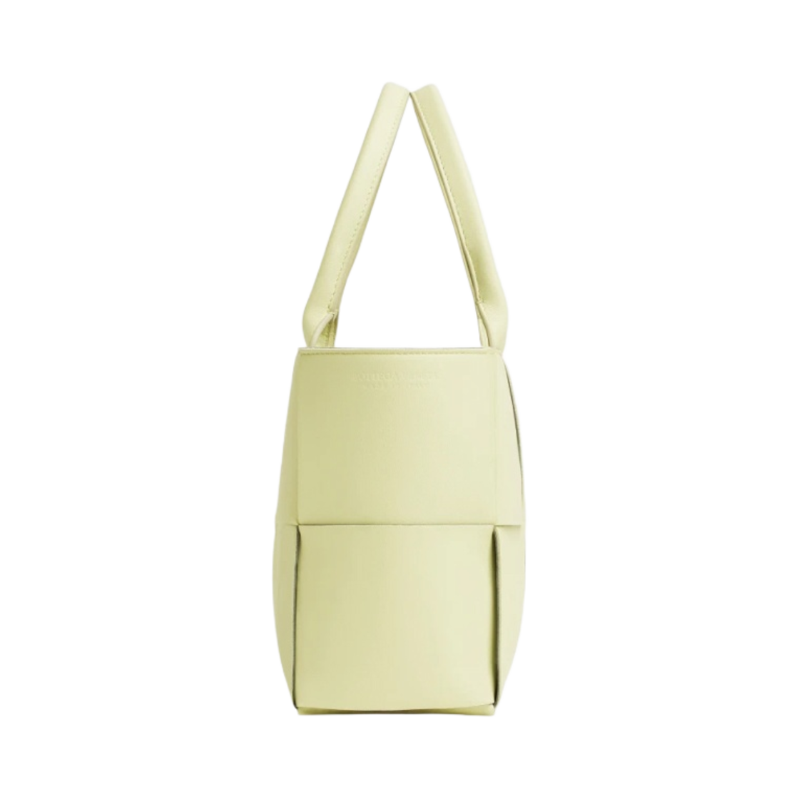 보테가 베네타 아르코 레더 토트백 레몬 워시드 썬더(Bottega Veneta Arco Leather Tote Lemon Washed Thunder) - 2
