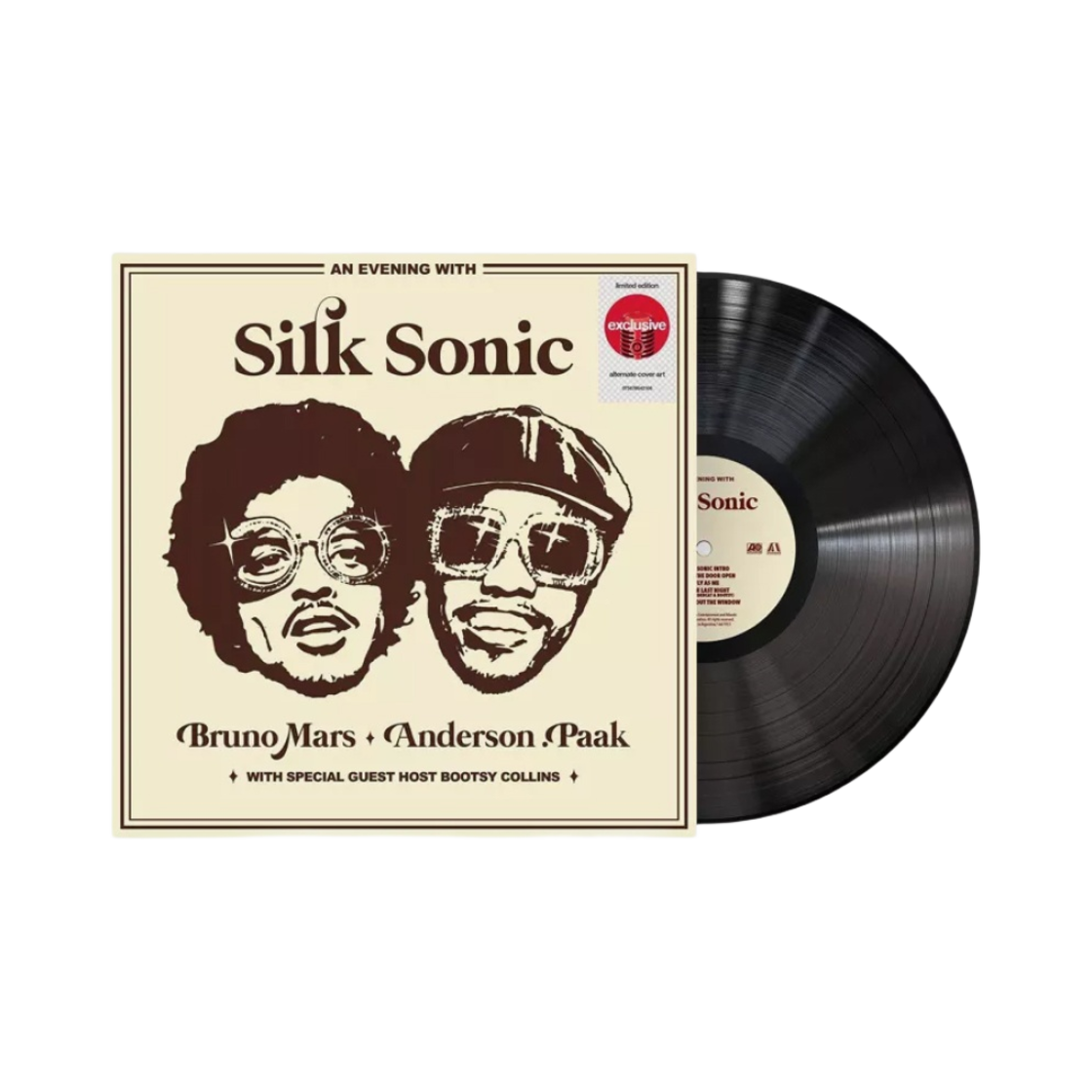 실크 소닉 앤 이브닝 윗 실크 소닉 타겟 한정판 LP 블랙(Silk Sonic An Evening With Silk Sonic TARGET Limited Edition LP Black) - 1