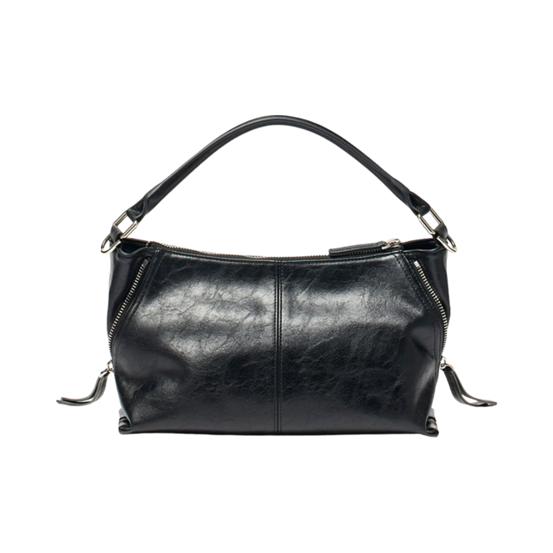 - Matin Kim Side Zipper Two Way Mini Cross Bag Black - #2