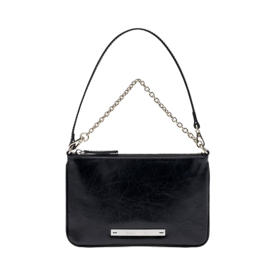 【Matin Kim】Glossy leather micro bag ★関税・送料無料★ 마뗑킴 글로시 레더 마이크로 백 블랙 | Matin Kim | KREAM