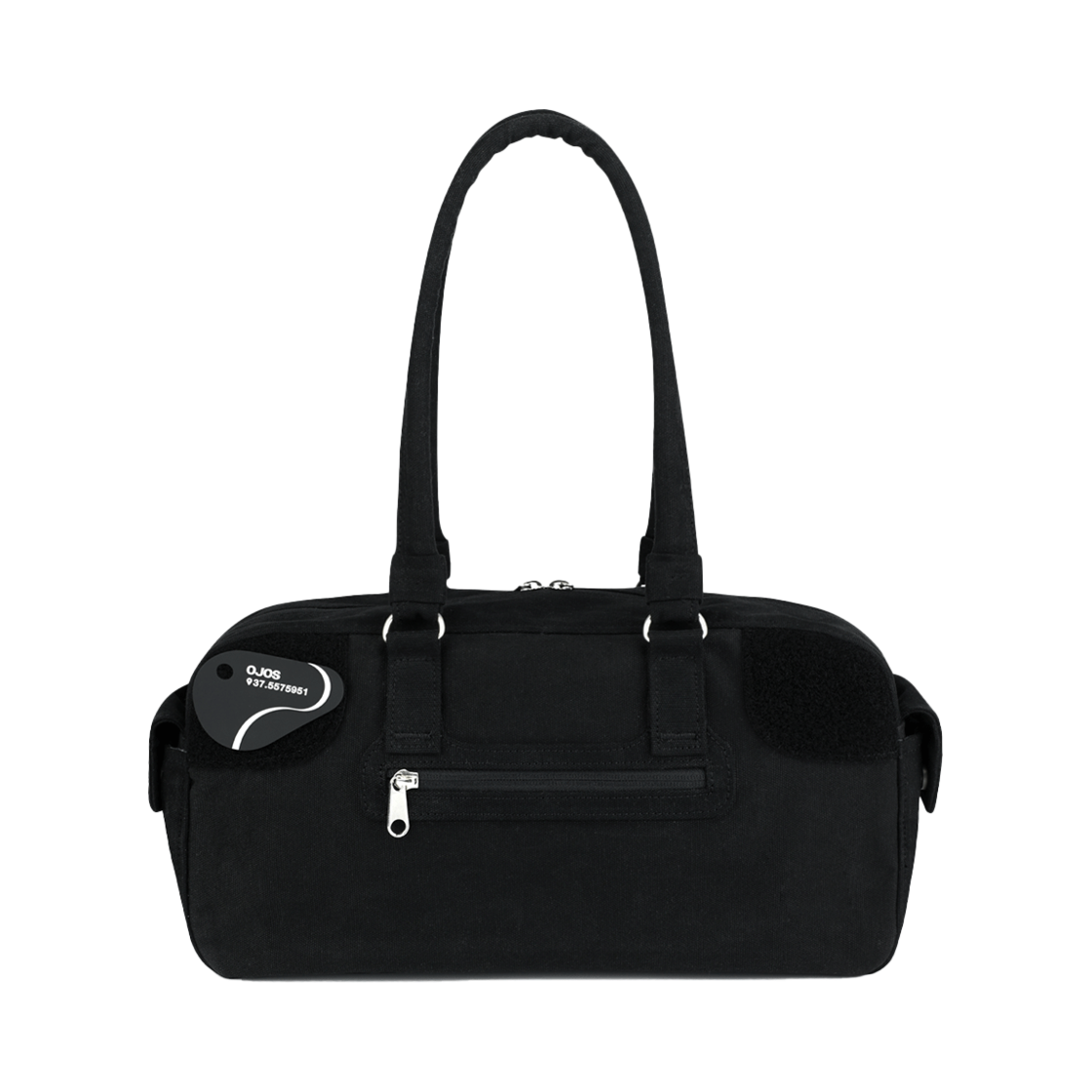오호스 디테처블 키링 바게트 백 블랙(OJOS Detachable Keyring Baguette Bag Black)