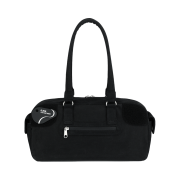 OJOS Detachable Keyring Baguette Bag Black