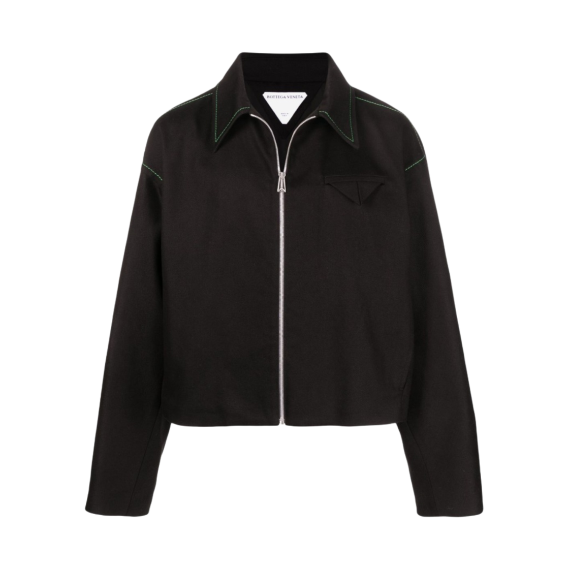 보테가 베네타 코튼 트윌 자켓 블랙(Bottega Veneta Cotton Twill Jacket Black)