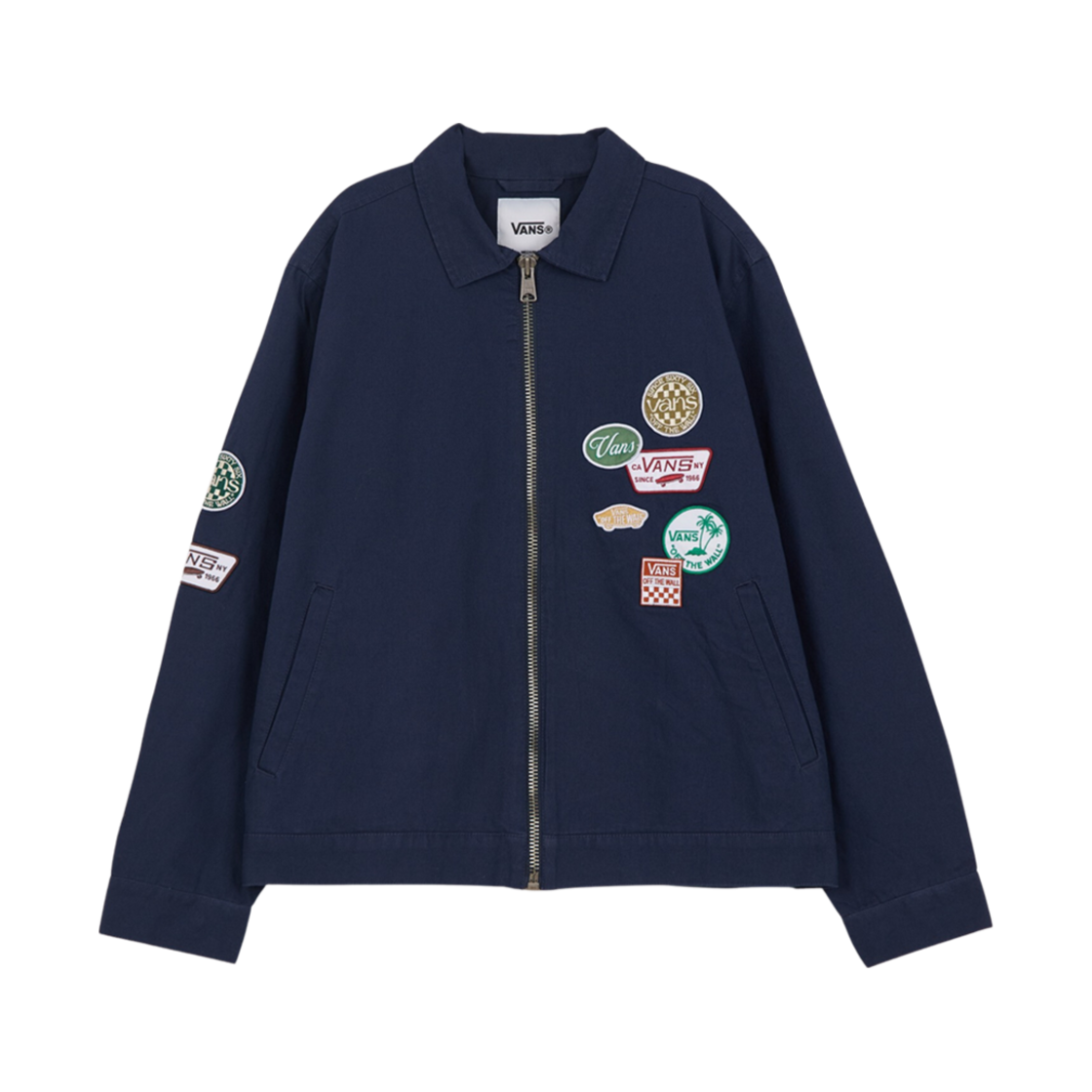 반스 프리미엄 집 프론트 자켓 블루(Vans Premium Zip Front Jacket Blue)