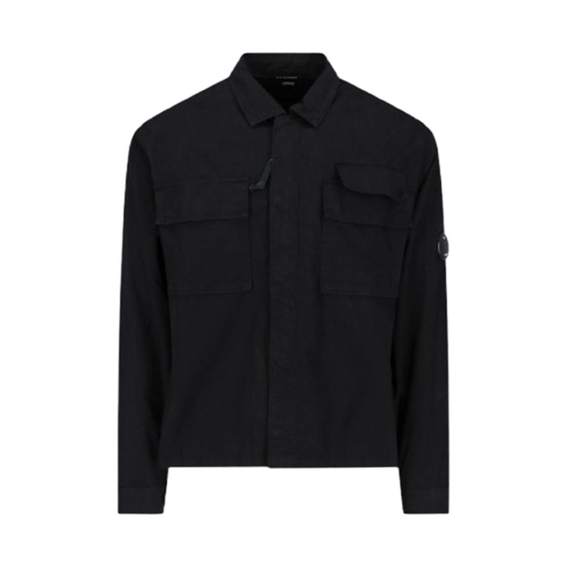 C.P. 컴퍼니 오가닉 렌즈 셔츠 블랙 - 25SS(C.P. Company Organic Lens Shirt Black - 25SS)