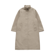 FARVEN Pratt Two Tone Trench Coat Beige