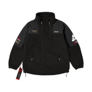 Palace Polartec Double Zip Funnel Black - 22FW