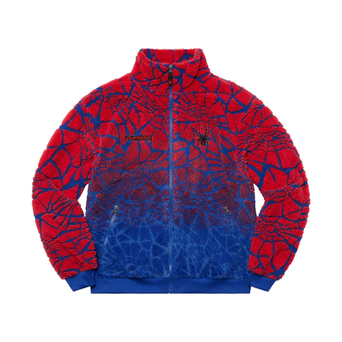 슈프림 x 스파이더 웹 폴라 플리스 자켓 로얄 - 22FW(Supreme x Spyder Web Polar Fleece Jacket Royal - 22FW)