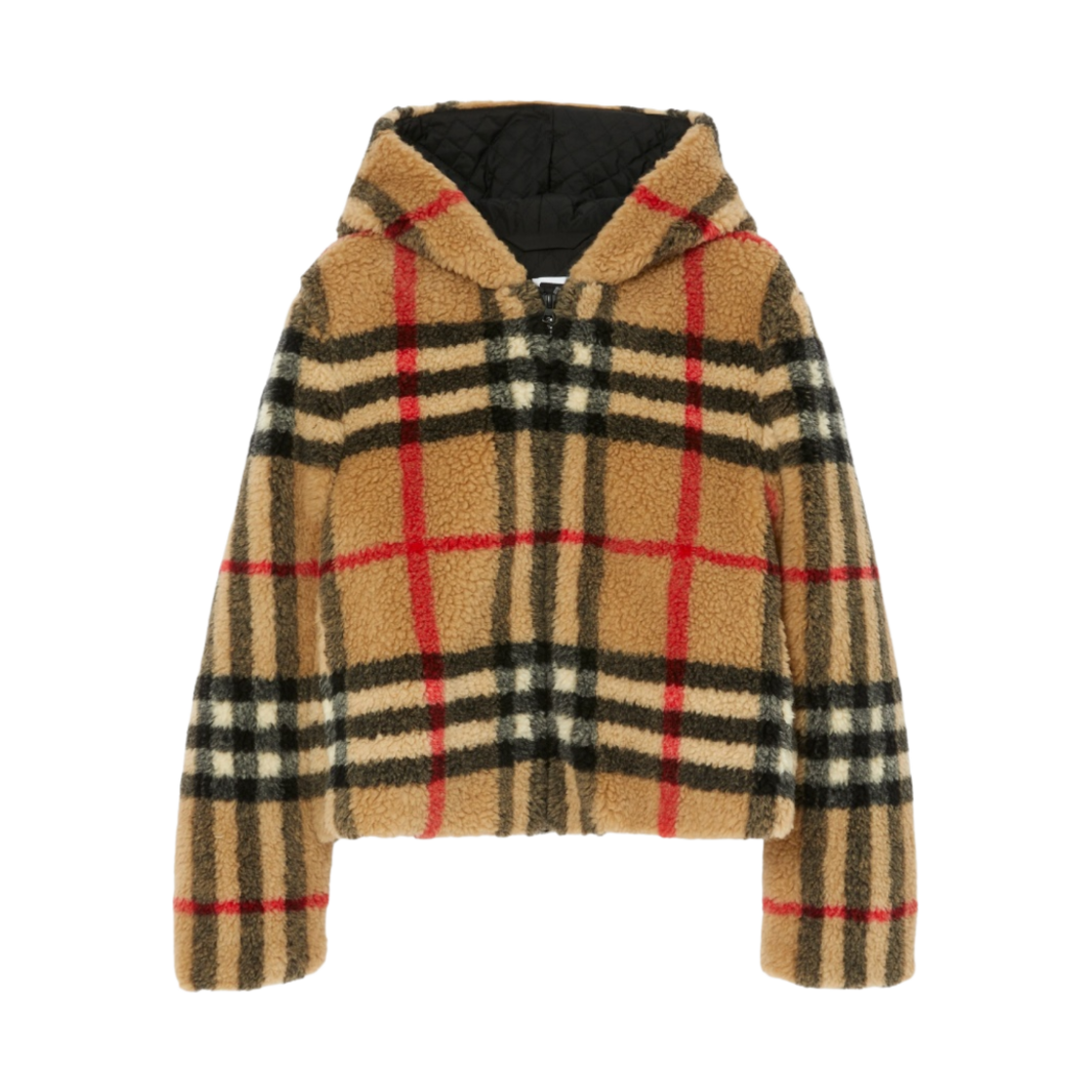 (W) 버버리 체크 플리스 자켓 아카이브 베이지