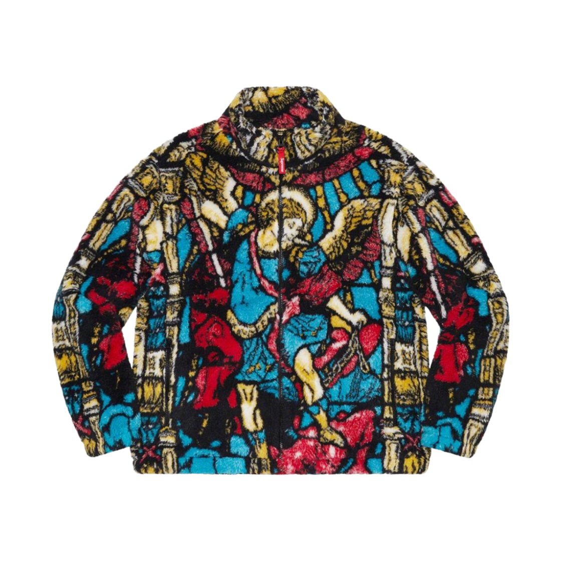 슈프림 세인트 미카엘 플리스 자켓 화이트 - 21SS