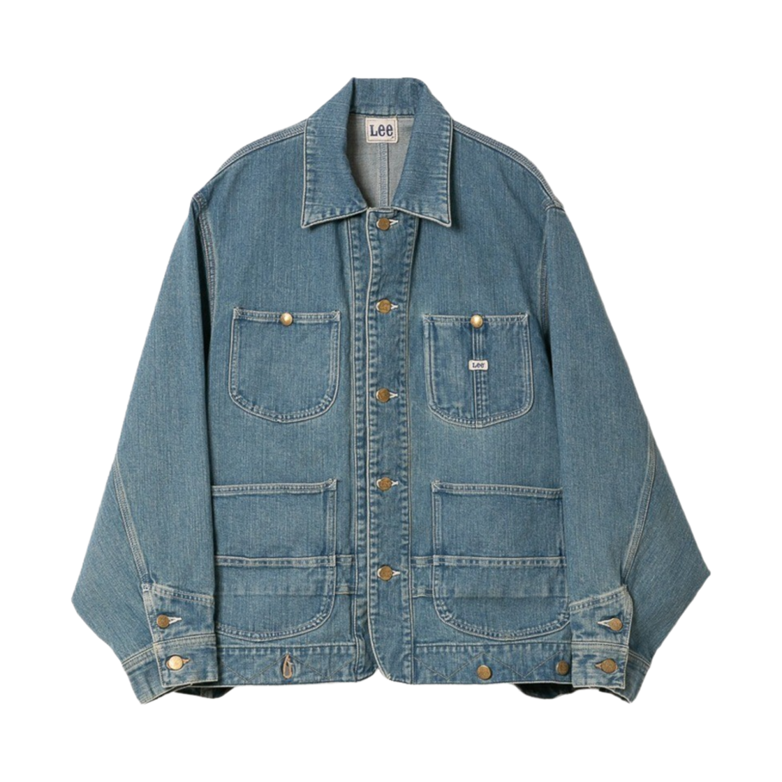 뷰티풀피플 x 리 더블 엔드 데님 라이더 워크 블루종 블리치(Beautiful People x Lee Double End Denim Riders Work Blouson Bleach)