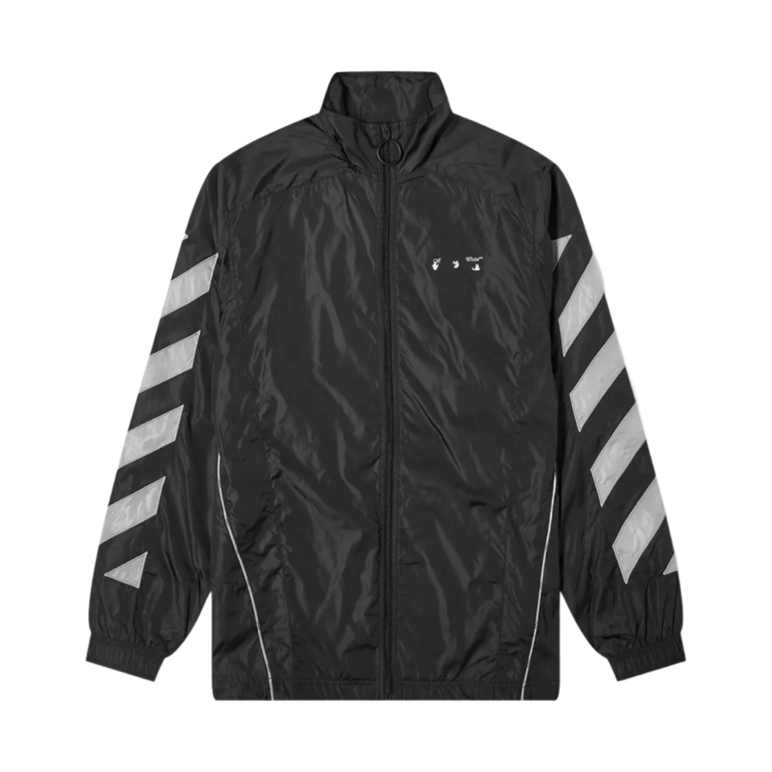 오프화이트 다이애그널 트랙탑 자켓 블랙(Off-White Diagonals Tracktop Jacket Black)