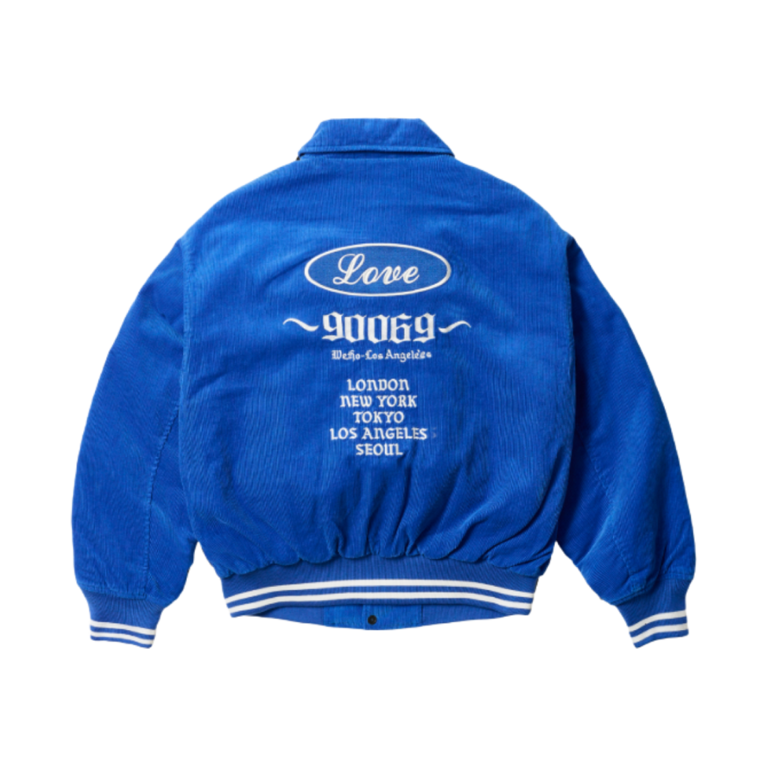팔라스 러브 바시티 자켓 블루 - 25SS(Palace Love Varsity Jacket Blue - 25SS) - 2