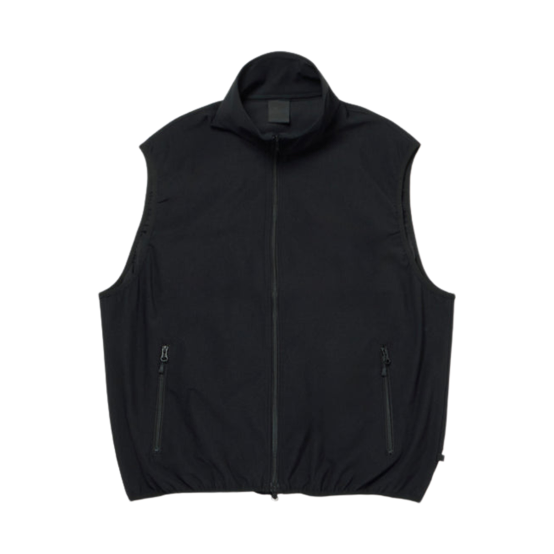 BE-61024W Daiwa Pier39 Tech Flex Jersey Stand Collar Vest Black