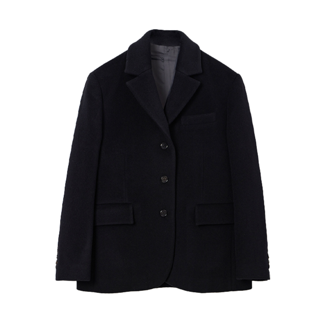 FDC41JKW01BKnew Fielders Woman Pure Wool Jacket Black