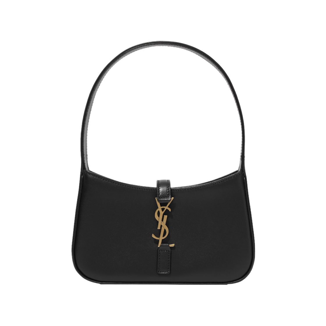 생로랑 스무스 레더 르 5 아 7 미니 호보백 블랙(Saint Laurent Le 5 A 7 Mini Hobo in Smooth Leather Black)