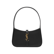 Saint Laurent Le 5 A 7 Mini Hobo in Smooth Leather Black