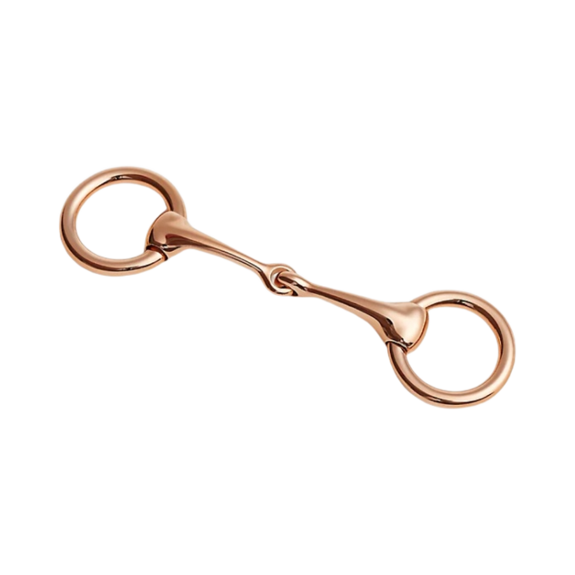 에르메스 미니 모르스 트윌리 링 로즈 골드 브라스 플라크 오르 로즈(Hermes Mini Mors Twilly Ring Rose Gold Brass Plaque Or Rose)