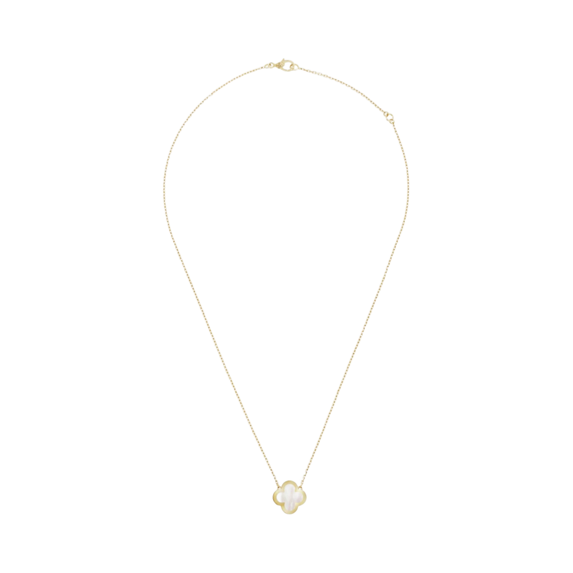 (W) 반 클리프 & 아펠 퓨어 알함브라 펜던트 옐로우 골드 마더 오브 펄((W) Van Cleef & Arpels Pure Alhambra Pendant Yellow Gold Mother of Pearl)