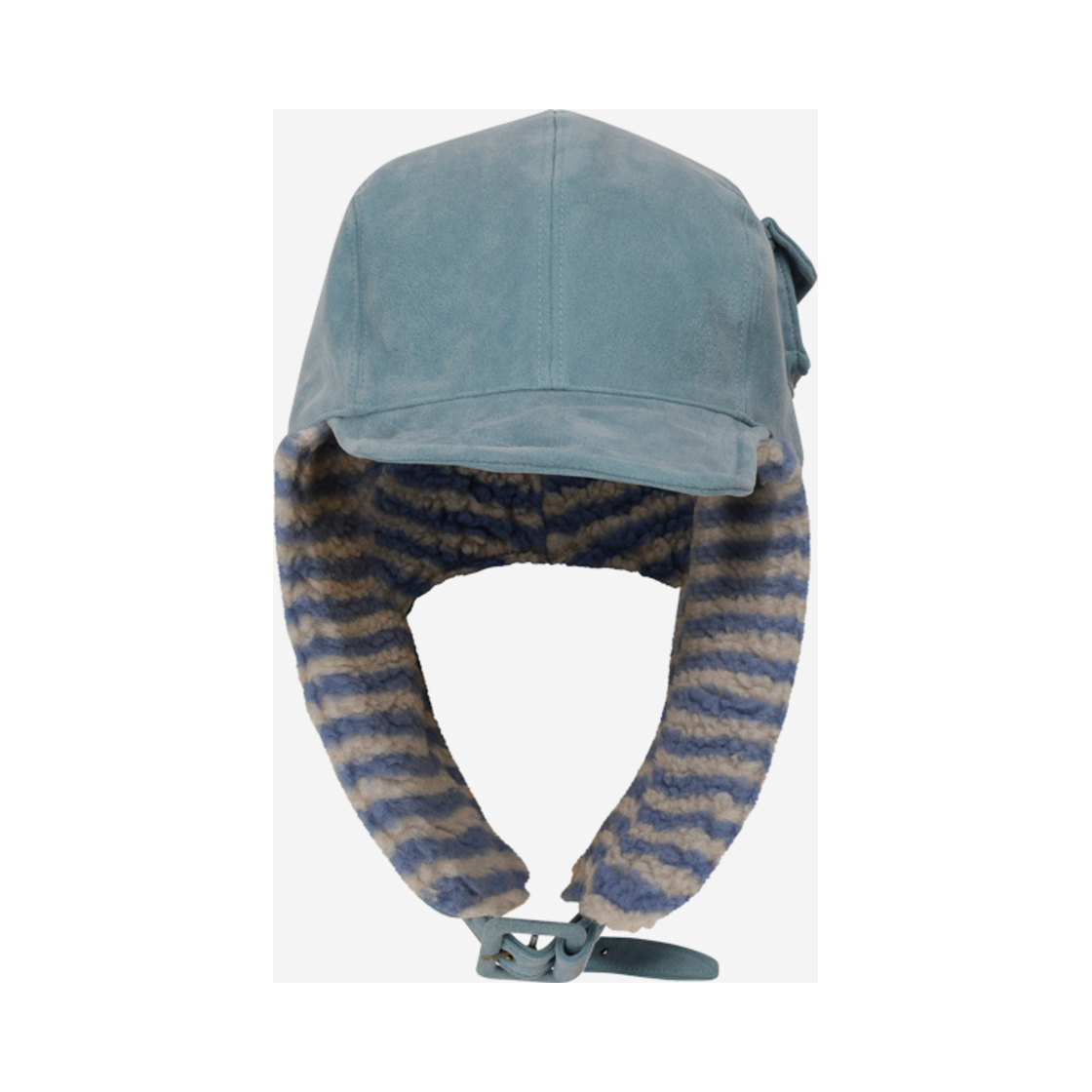 S02CAP01BL Problemallways Papa's Side Pocket Earflap Cap Blue