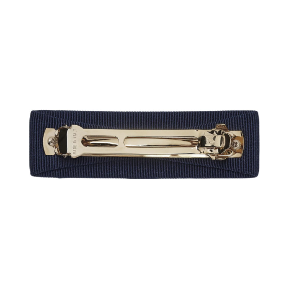 (W) 페라가모 바라 헤어 클립 블루베리 골드((W) Ferragamo Vara Hair Clip Blueberry Gold) - 2