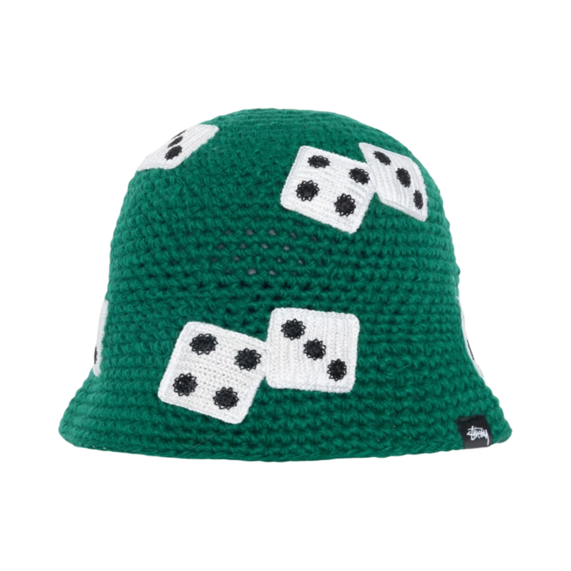 스투시 다이스 니트 버킷햇 그린(Stussy Dice Knit Bucket Hat Green) - 1
