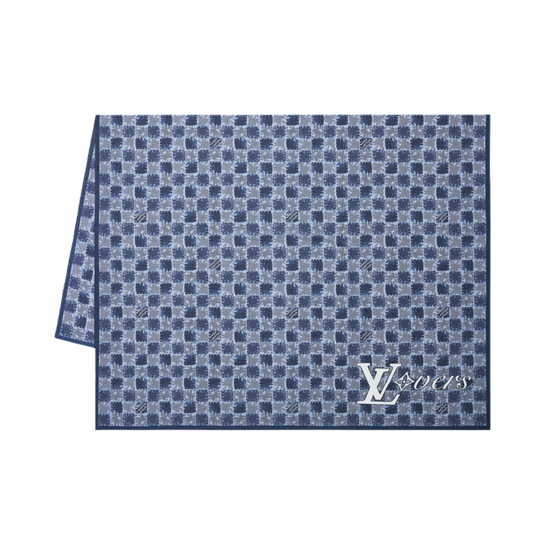 M96277 Louis Vuitton Splash Damier Stole Navy