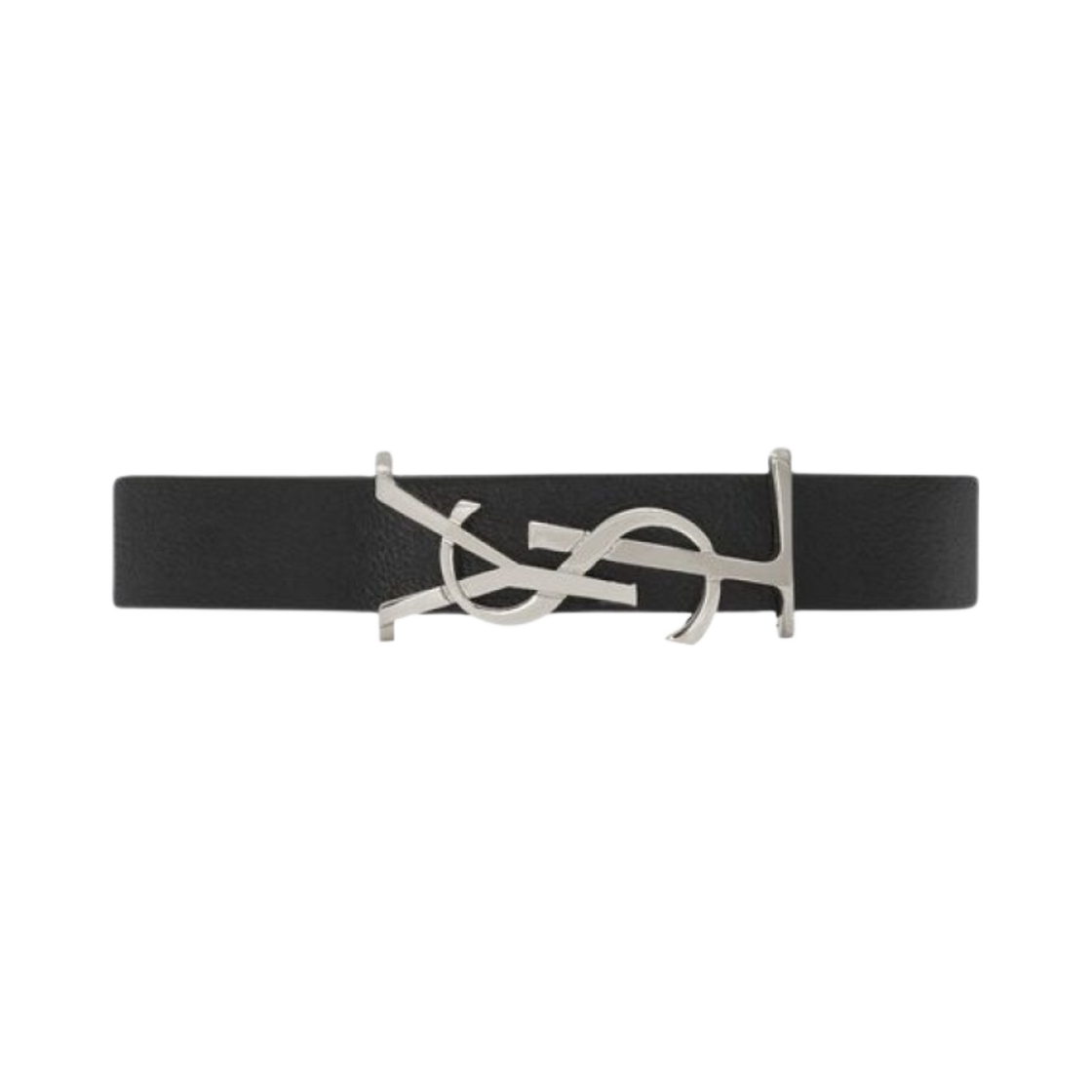 (W) 생로랑 레더 오피움 브레이슬릿 블랙((W) Saint Laurent Opyum Bracelet in Leather Black)