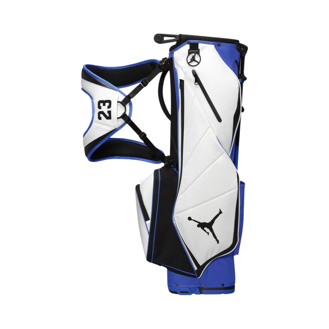 J1008184-406 Jordan Fade Away 6-Way Golf Bag White Varsity Royal
