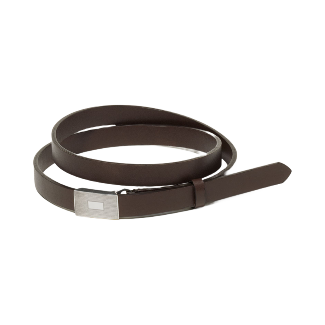 A25SB04RP-M Auralee Slide Buckle Belt Brown