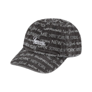 Supreme Multi Type Jacquard Denim 6-Panel Black - 22FW