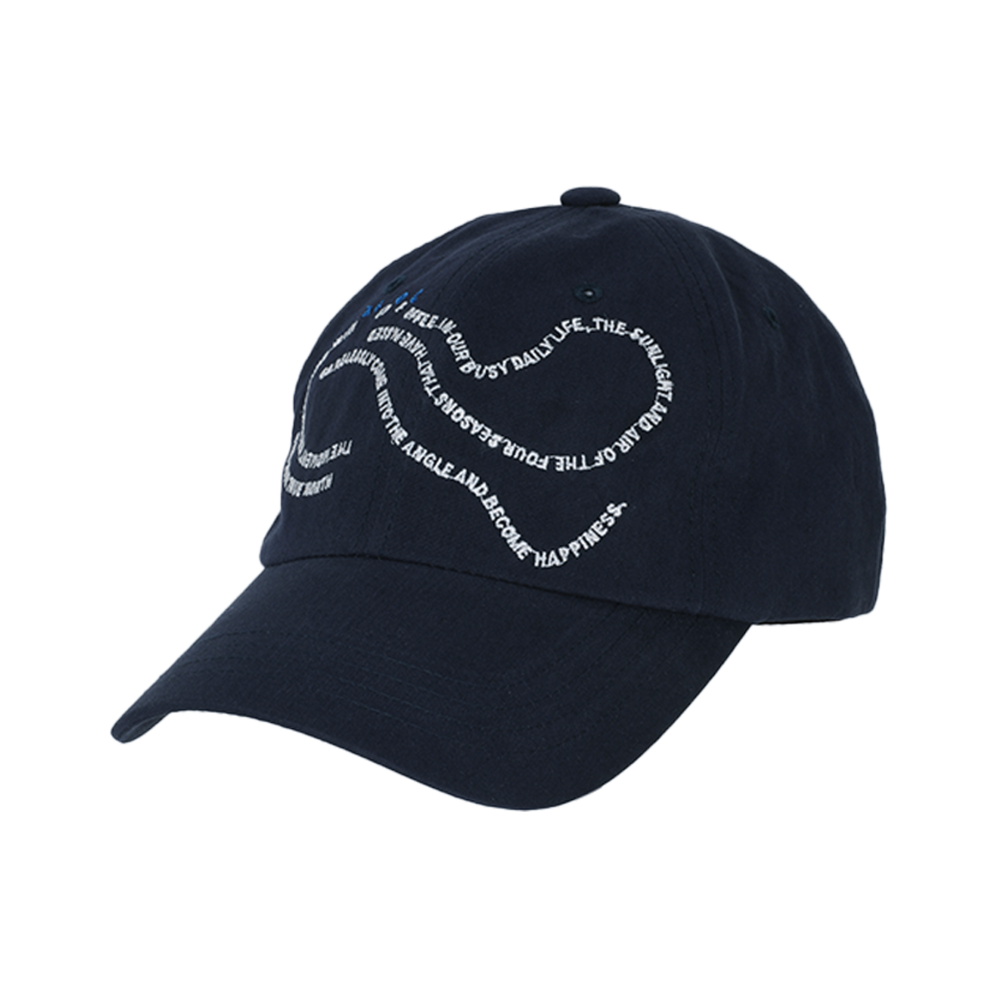 [아코크X원더러스트] 파인드 유어 볼캡 네이비([ACOC X WANDERLUST] Find Your Ball Cap Navy)