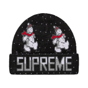 Supreme Snowman Beanie Black - 21FW