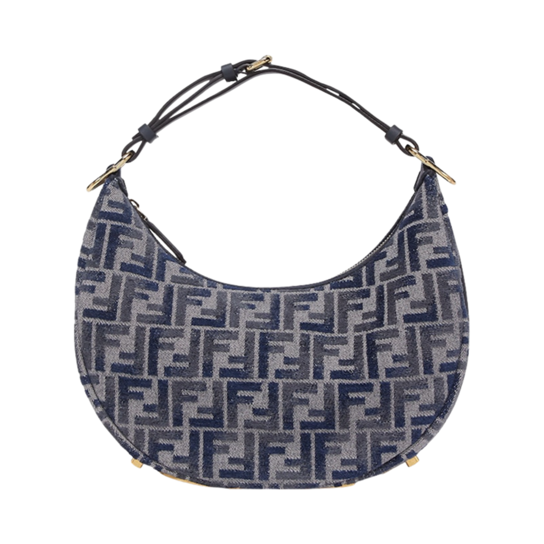 8BR798ASU0F1PQM Fendi Fendigraphy Small Bag Dark Blue