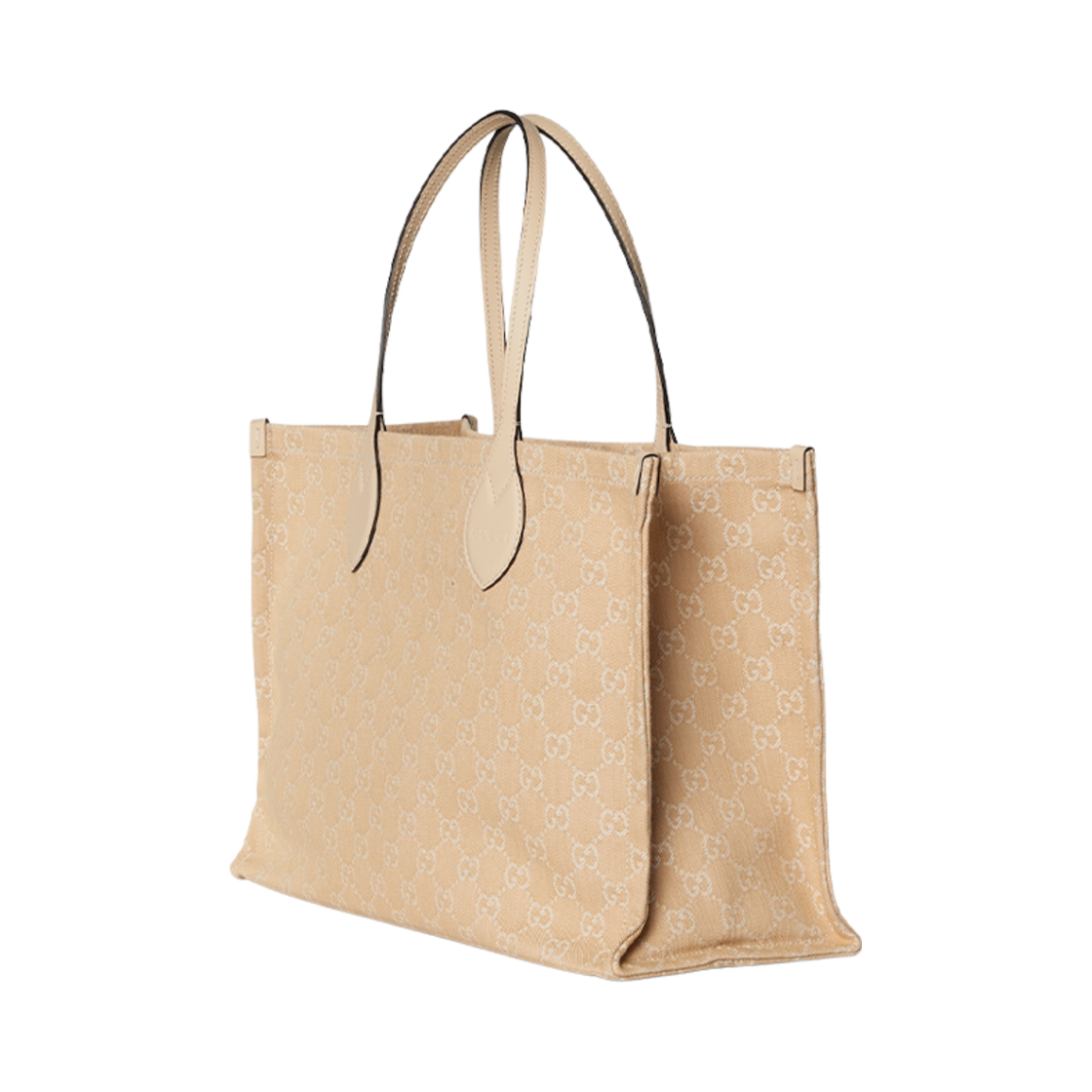 구찌 오피디아 GG 라지 토트백 라이트 베이지 데님(Gucci Ophidia GG Large Tote Bag Light Beige Denim) - 2