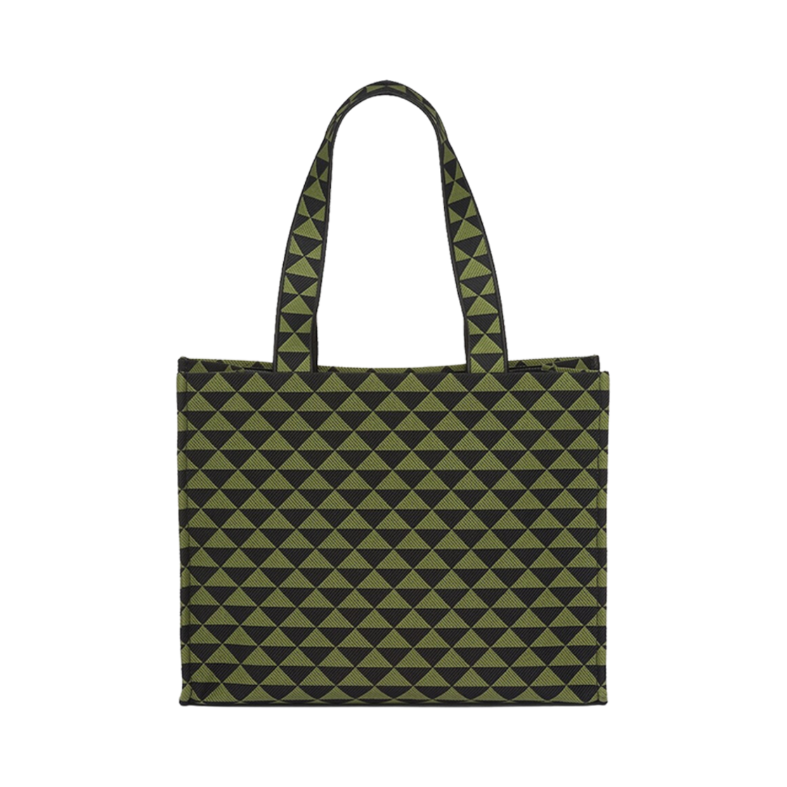 프라다 심볼 백 자수 패브릭 블랙 아이비 그린(Prada Symbole Bag In Embroidered Fabric Black Ivy Green) - 2