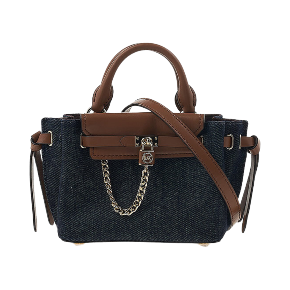 마이클 코어스 해밀턴 레거시 데님 토트 백 블루(Michael Kors Hamilton Legacy Denim Tote Bag Blue) - 1