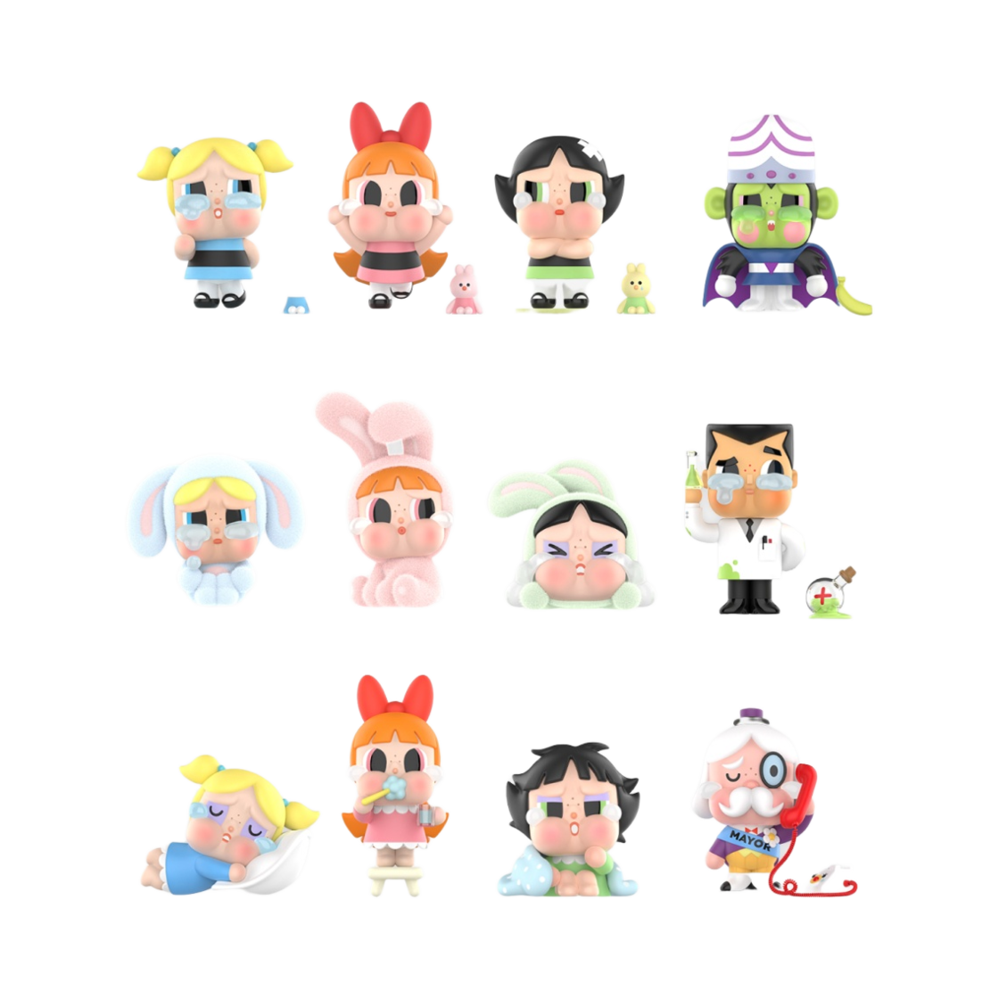 팝마트 크라이베이비 x 파워퍼프걸 시리즈 미개봉 랜덤박스 (12개입)(Pop Mart Crybaby x Powerpuff Girls Series Sealed Case (12 Blind Boxes)) - 2