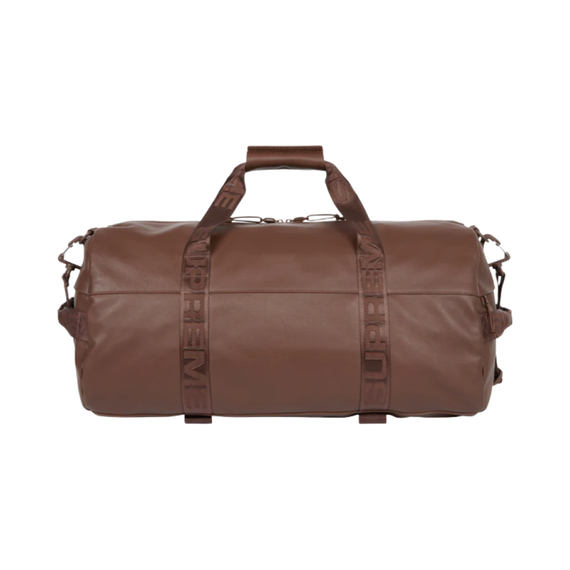 슈프림 레더 더플백 브라운 - 24FW(Supreme Leather Duffle Bag Brown - 24FW) - 2
