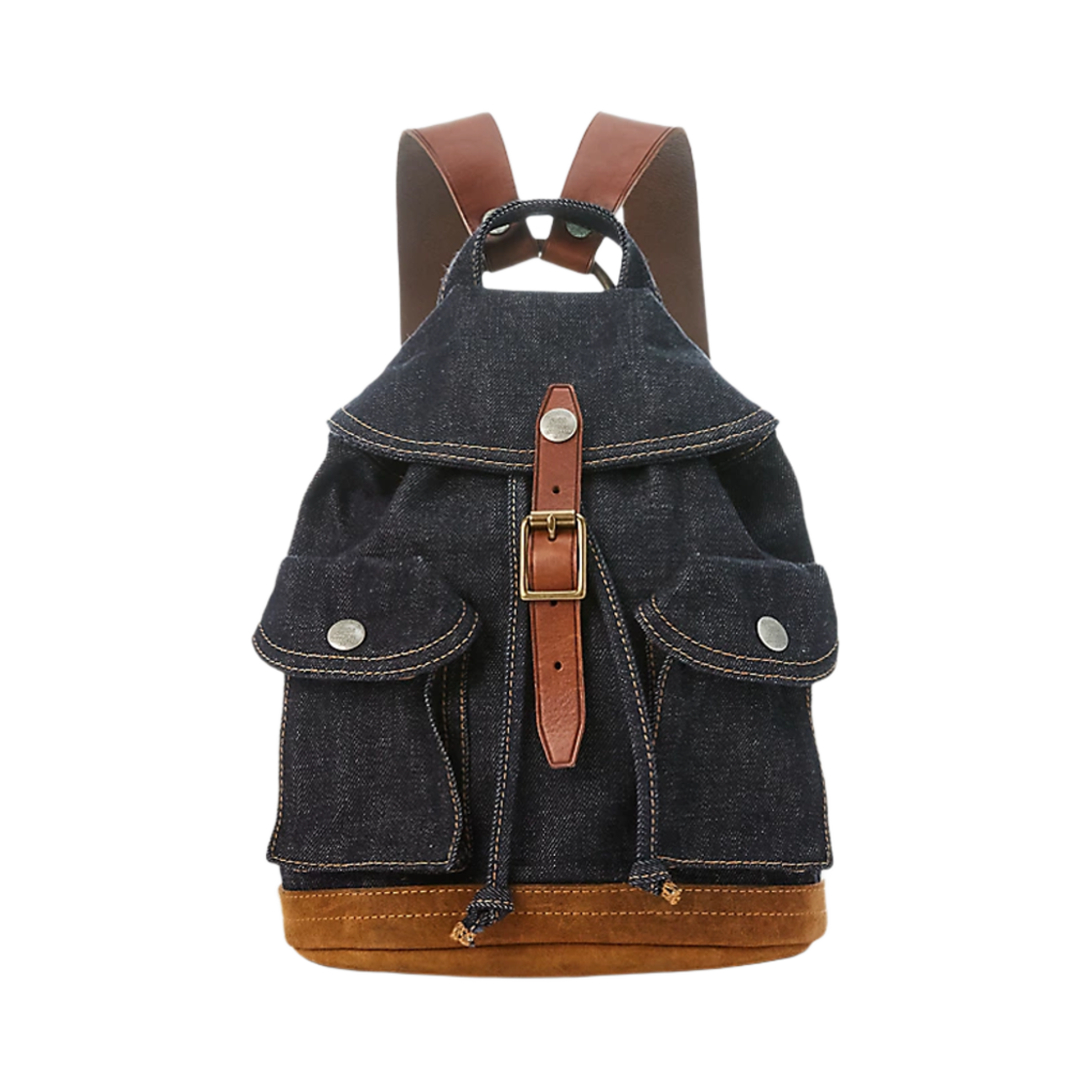 더블알엘 미니 데님 럭색 인디고(Double RL Mini Denim Rucksack Indigo)