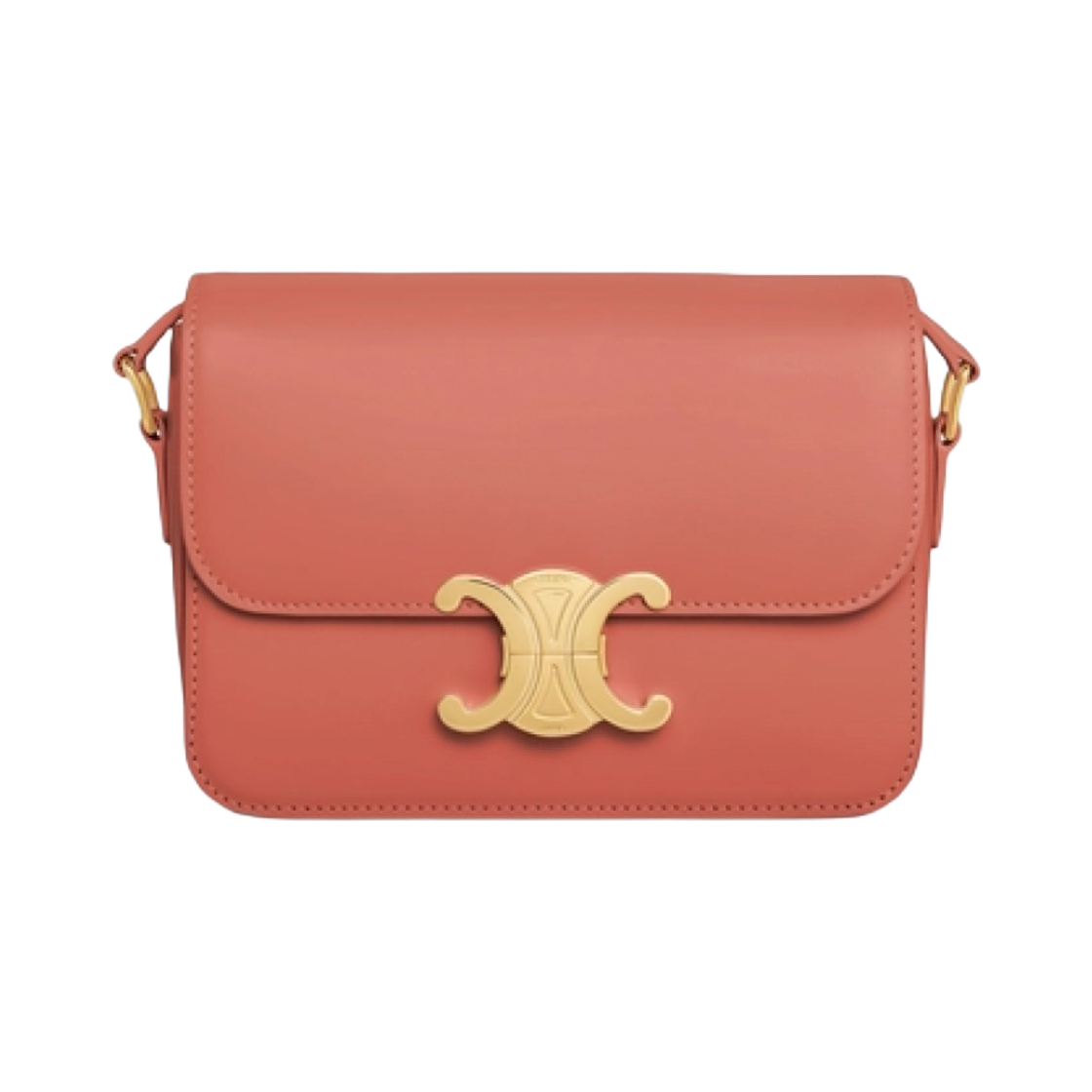 셀린느 샤이니 카프스킨 틴 트리옹프 백 리치(Celine Teen Triomphe Bag in Shiny Calfskin Lychee) - 1