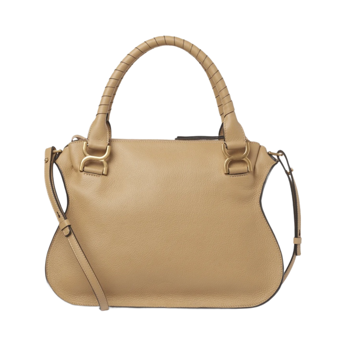 끌로에 마르씨 더블 캐리백 소프트 탄(Chloe Marcie Double Carry Bag Soft Tan) - 2