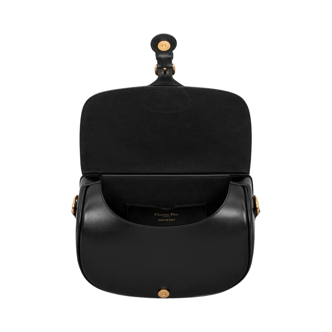 디올 미디움 바비백 박스 카프스킨 블랙 골드(Dior Medium Bobby Bag Box Calfskin Black Gold) - 2