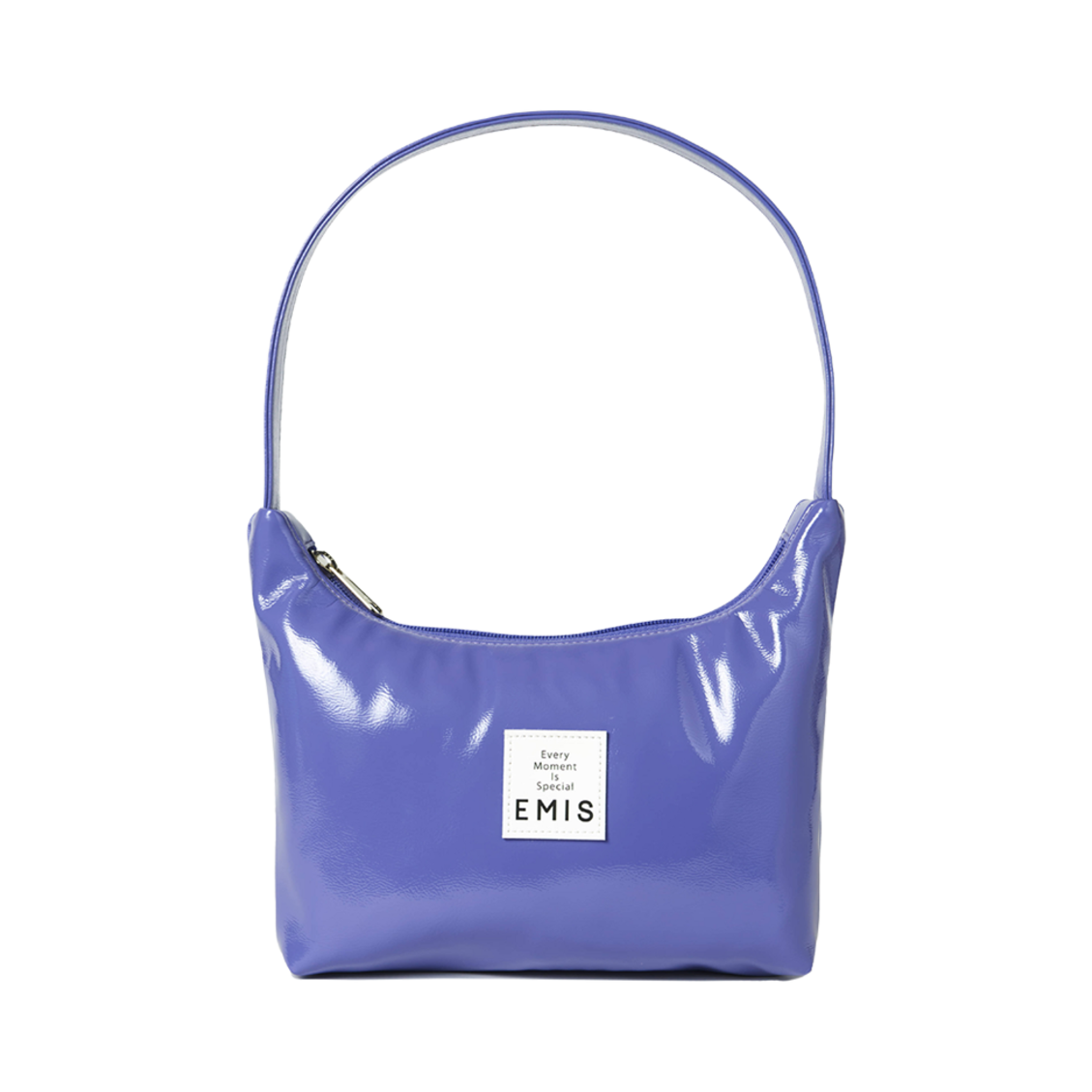 이미스 에나멜 호보백 미디움 퍼플(Emis Enamel Hobo Bag Medium Purple) - 1