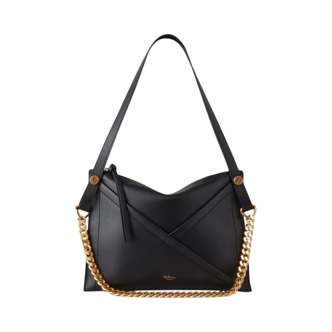 멀버리 스무스 카프 M 지퍼 블랙 매트(Mulberry Smooth Calf M Zipped Black Matte)